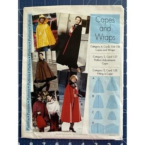 Sewing Step by Step Capes & Wraps Pattern‎ Size 4-22, XS-XL Uncut FF